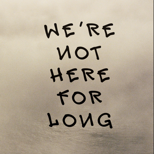 We're Not Here For Long - Photography Book